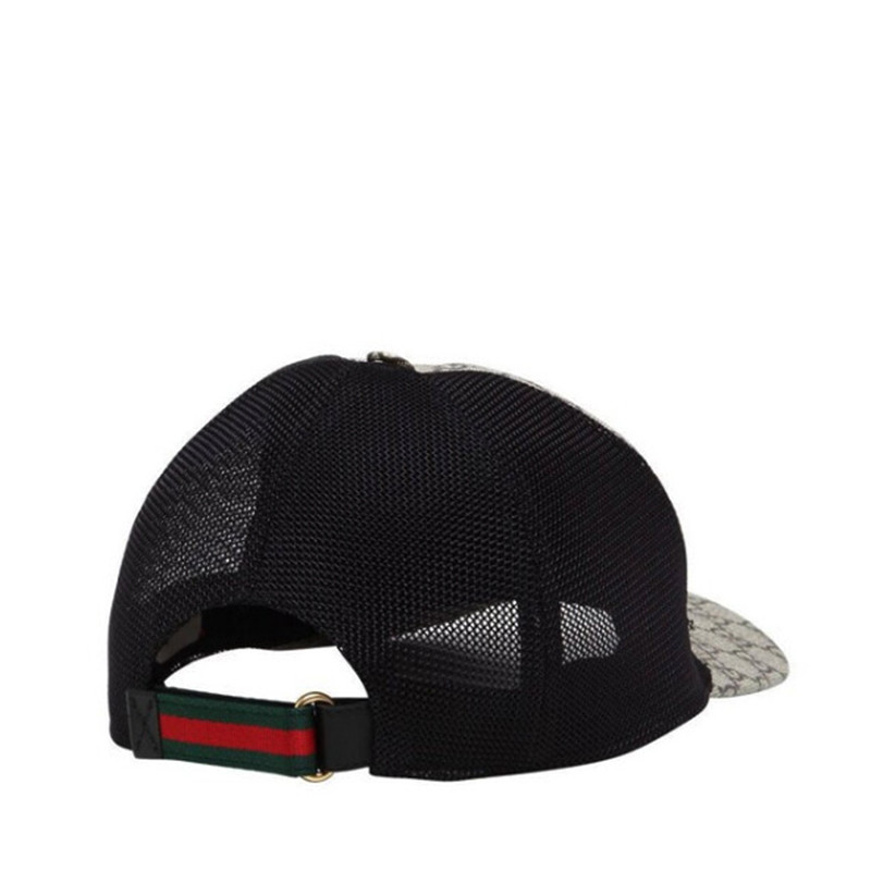 gucci古驰虎头印花帆布中性款棒球帽4268874hb132160
