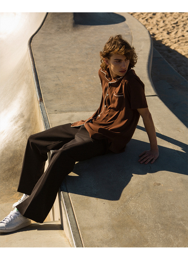 andersson bell santamonica系列短袖衬衫 atb114m