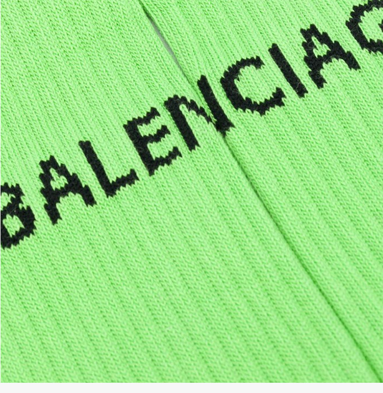 【Balenciaga巴黎世家 其他配饰】Balenciaga/巴黎世家 男女同款 中性绿色袜子 540633-472B4-3760【正品 ...
