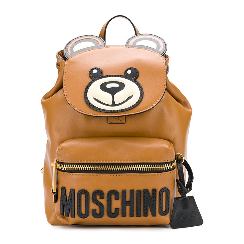 moschino/莫斯奇诺 小熊全皮双肩包 7619 8001 a1085