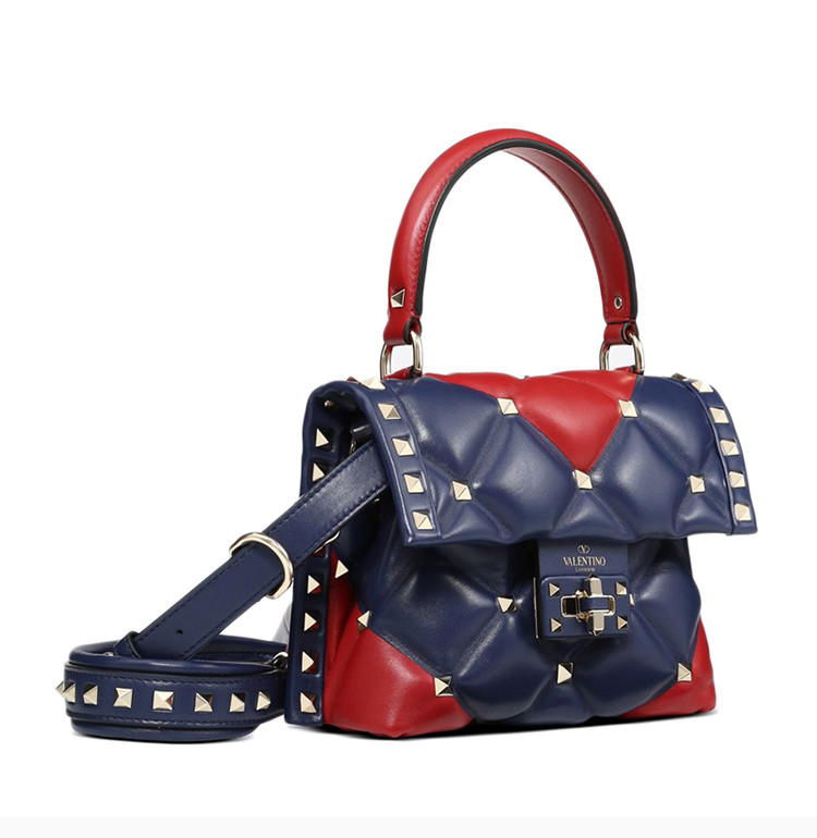 valentino 华伦天奴 20春夏 candystud系列 女士小羊皮铆钉单肩斜挎包