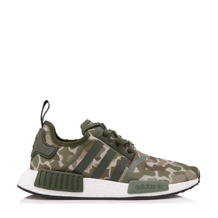 adidas/阿迪达斯 originals nmd_r1 男士针织迷彩系带休闲运动鞋 d966