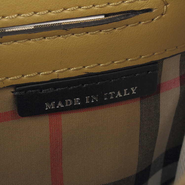 burberry/博柏利女士双色牛皮信封包单肩包斜挎包4076473黑色 / 海洋