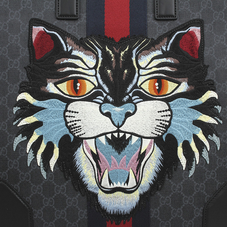 gucci/古驰 虎头图案中性款手提单肩包 170803