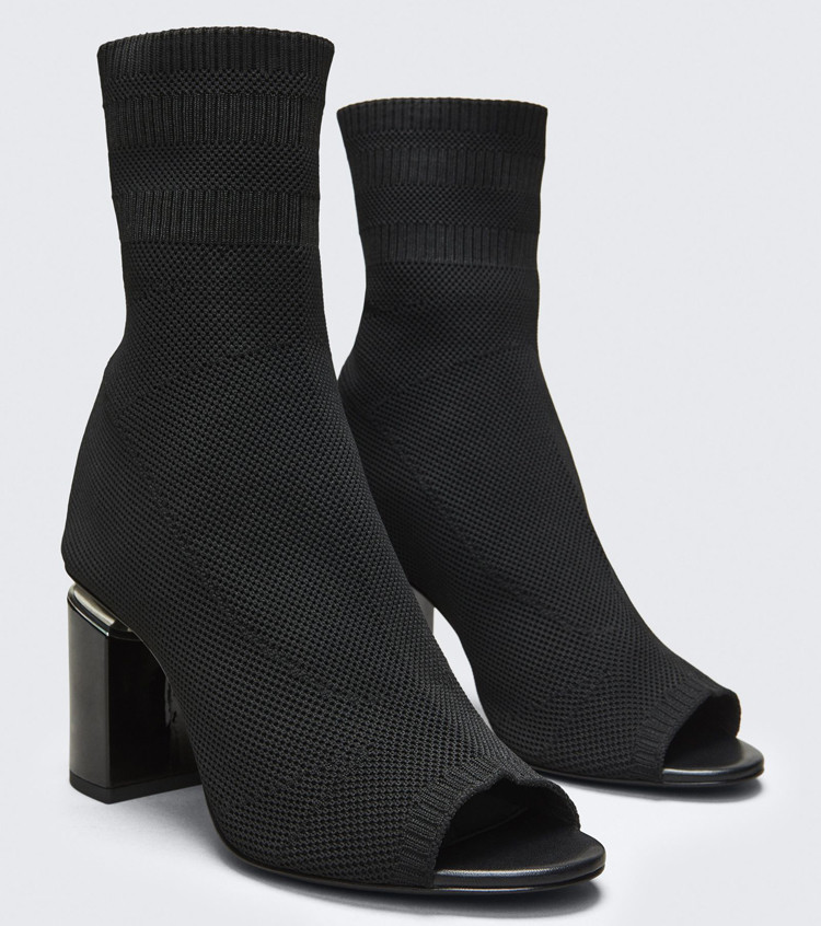 alexander wang/亚历山大·王 真皮鞋底 毛线短靴