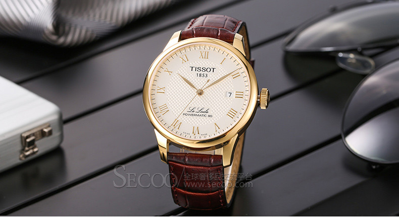 tissot/天梭 手表天梭力洛克瑞士自动机械男表t006.407.36.263.00