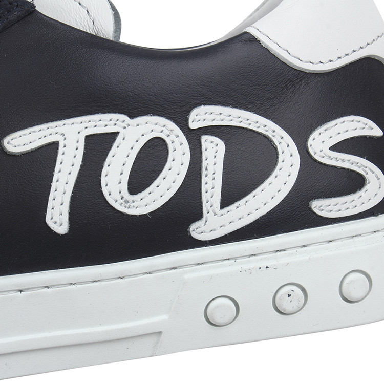 tods/托德斯 男士蓝色系带侧logo运动休闲鞋板鞋 xxm0xy0y170ixm 0zw