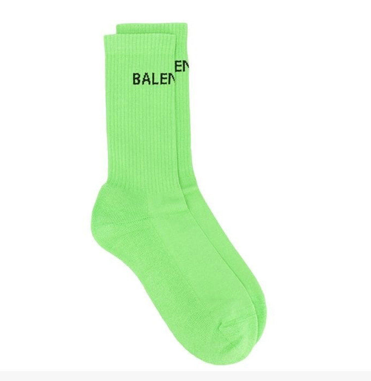 【Balenciaga巴黎世家 其他配饰】Balenciaga/巴黎世家 男女同款 中性绿色袜子 540633-472B4-3760【正品 ...