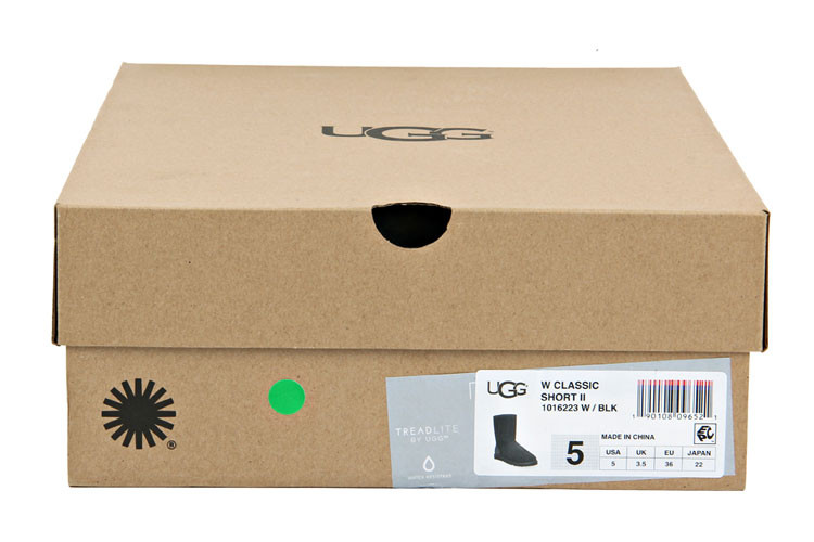 ugg/ugg 经典款雪地靴 防水防污羊皮保暖中筒短靴休闲棉靴女士雪地靴