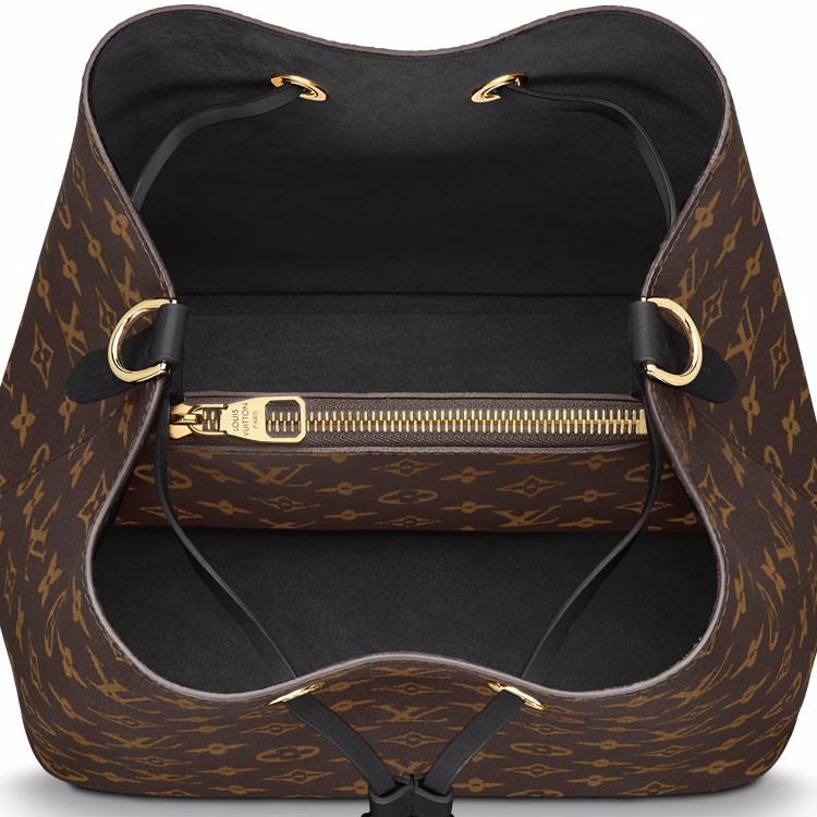 【包税】louis vuitton/路易威登 女士新款黑色水桶包,单肩包 m44020