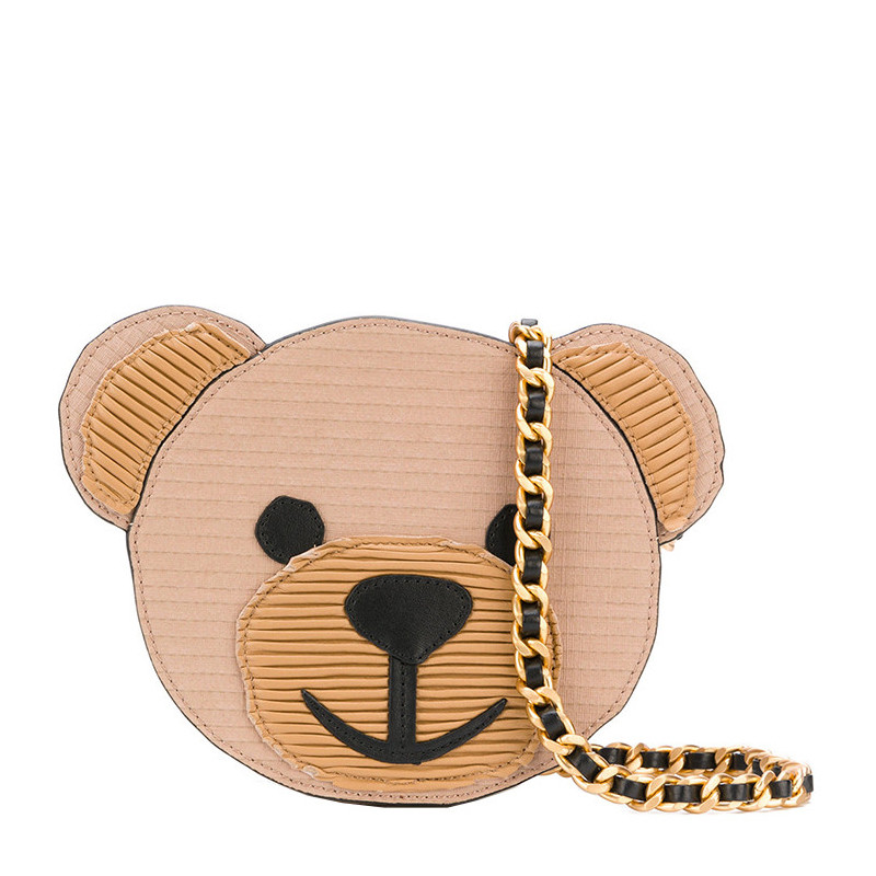【包税】moschino/莫斯奇诺 女士小熊包斜挎包 75748210a1081-080