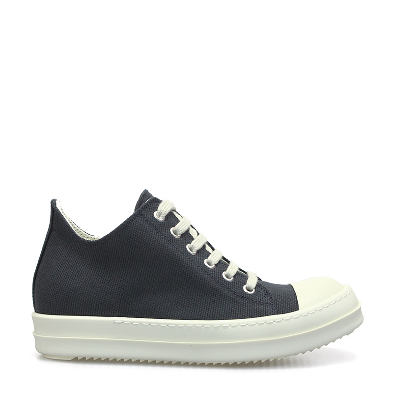 rick owens/瑞克欧文斯 女士经典款矮帮深蓝色大匡威休闲运动鞋 ds18s