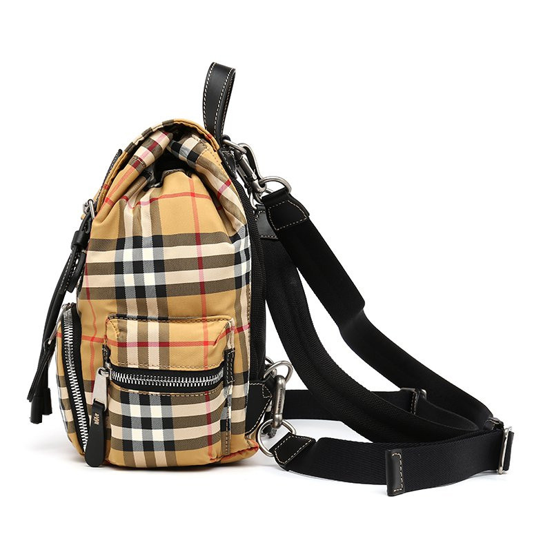 burberry(博柏利) 经典格纹尼龙小号双肩包