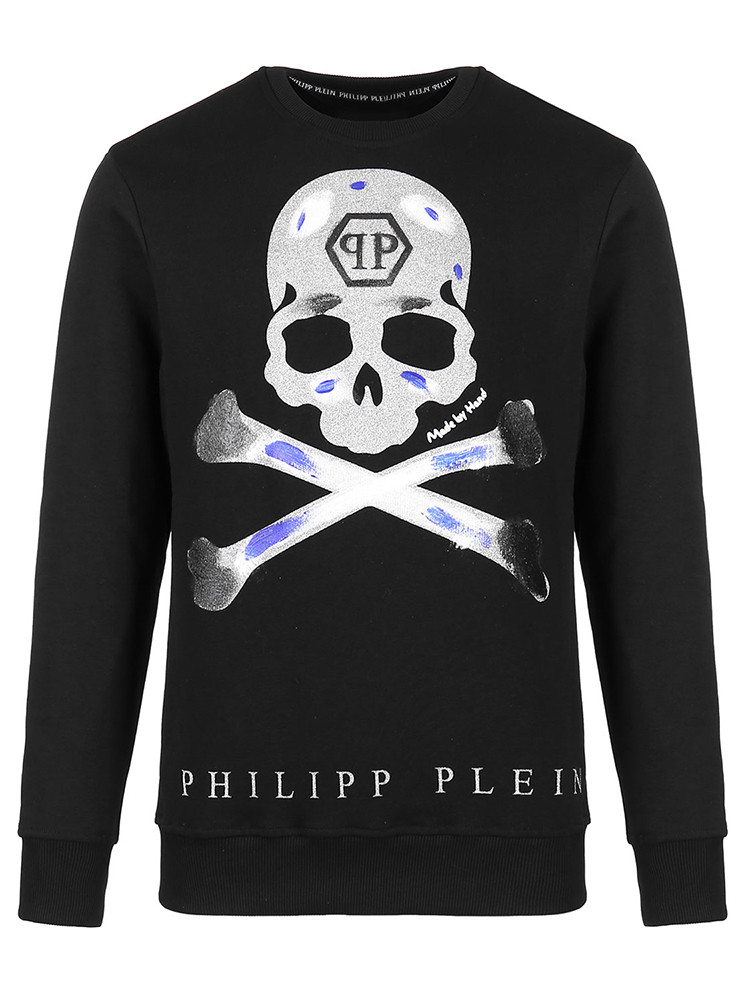 philipp plein/菲利普·普蘭 男士圓領骷髏頭衛衣mjo0211 xh