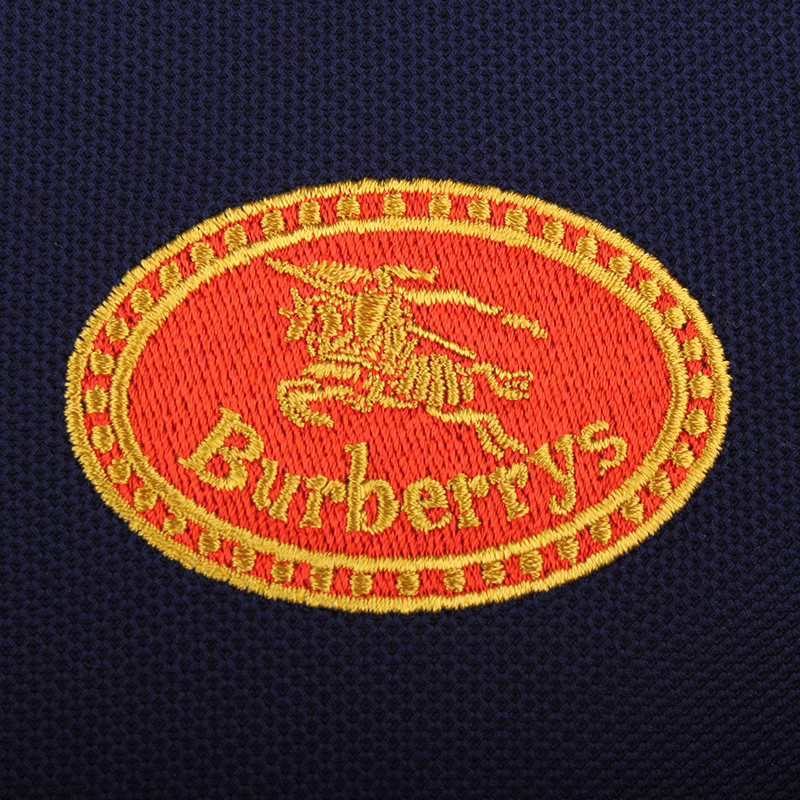 【18秋冬】burberry/博柏利 男士典藏徽标logo刺绣珠地