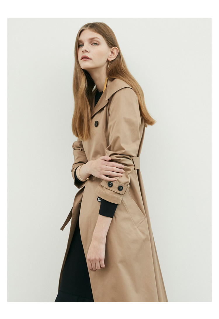 【MichaaMichaa 女士风衣】MICHAA/MICHAA Off Sholder系列米色风衣【正品 价格 图片】 - 寺库网