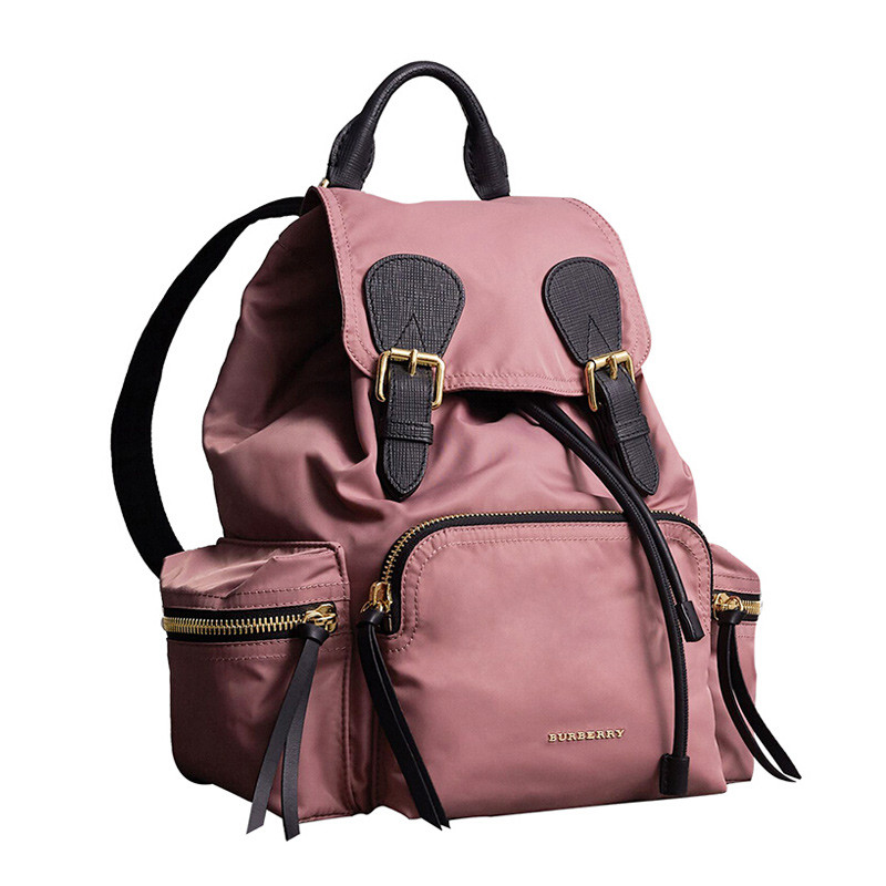 burberry/博柏利 女士紫红色尼龙双肩包 4020959-146#181126wzj