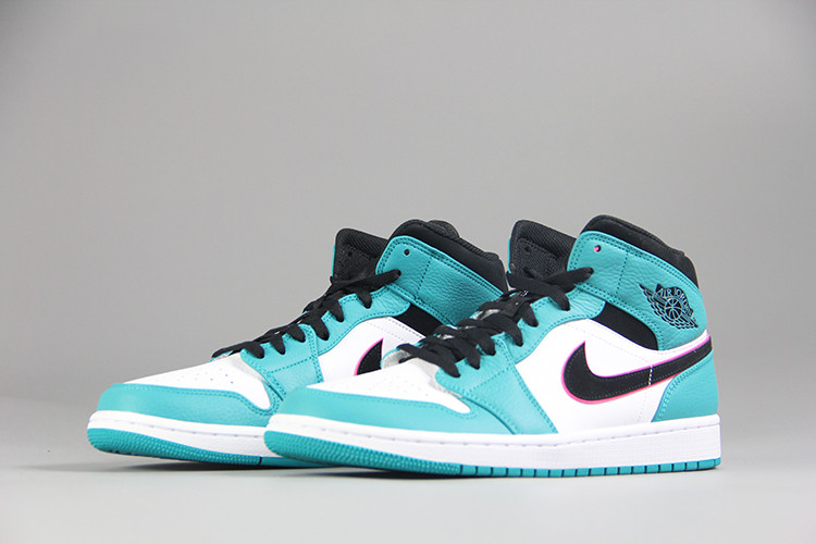 耐克air jordan 1 mid中帮 aj1乔1 南海岸 男女情侣篮球鞋 852542-306