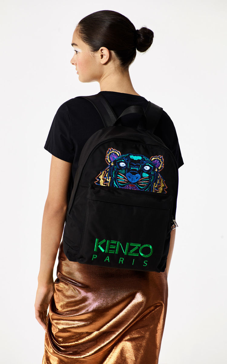 【包税】kenzo/高田贤三 新款holiday collection老虎纹双肩包 f765sf