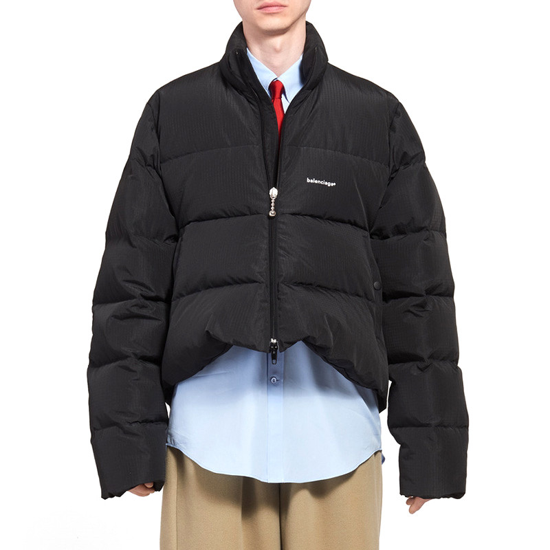 balenciaga/巴黎世家 18款时尚男士外套男士黑色羽绒服 485738 ttd07
