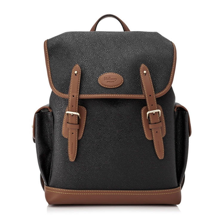 mulberry/玛百莉heritage系列男士皮革针扣休闲百搭双肩包hs5094001