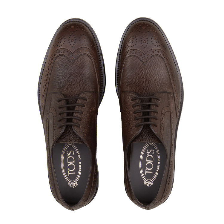 tods/托德斯男士牛皮系带鞋商务正装鞋男鞋
