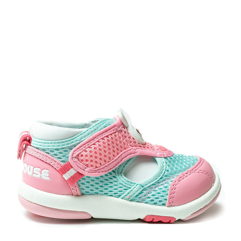 miki house/miki house 双层网面透气防踢护脚二段学步凉鞋夏季宝宝