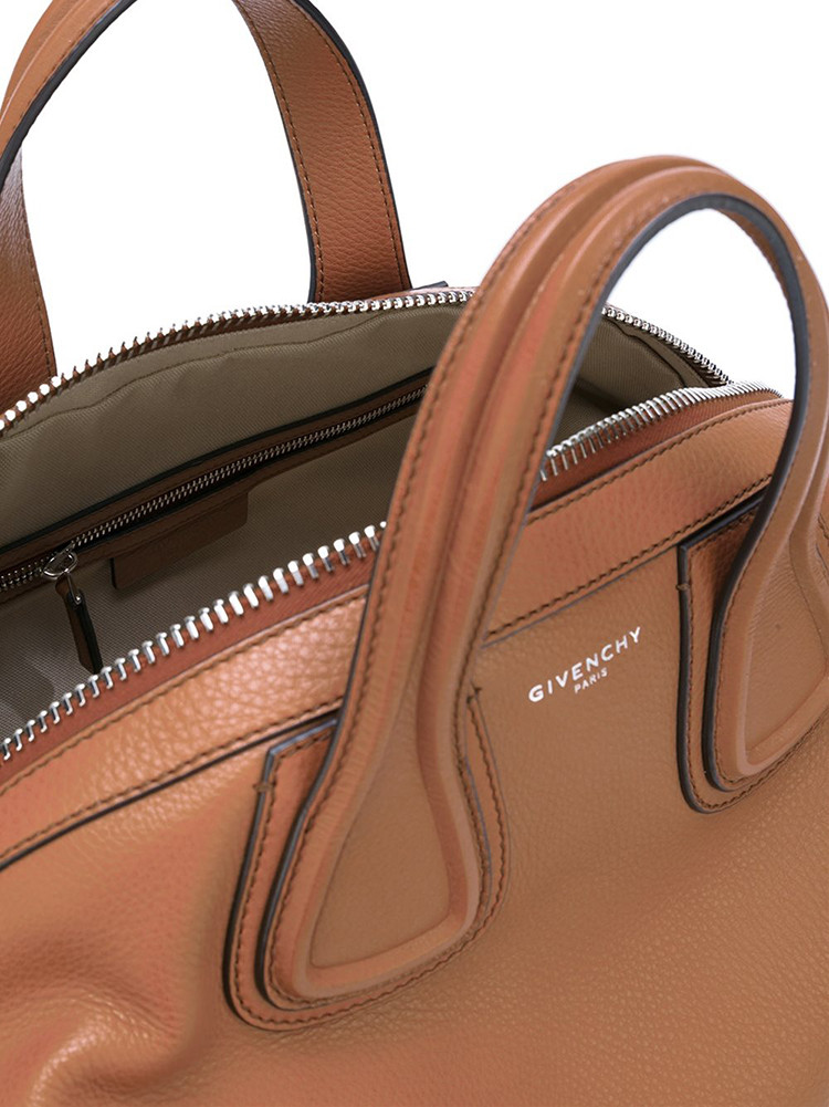 givenchy/纪梵希女士棕色小牛皮nightingale手提包可单肩bb