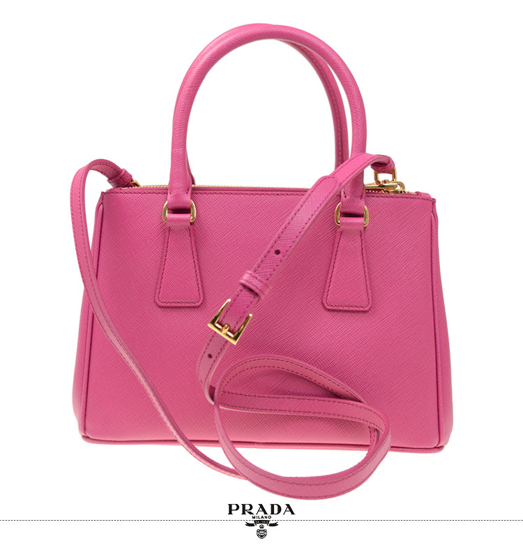 prada/普拉达 女士粉红色牛皮经典斜跨单肩杀手包 #1ba896 nzv f0029