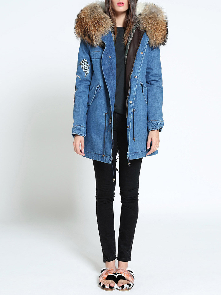 【mr & mrs italy皮草夫妇 女士大衣】mr&mrs italy pm347se 中长款