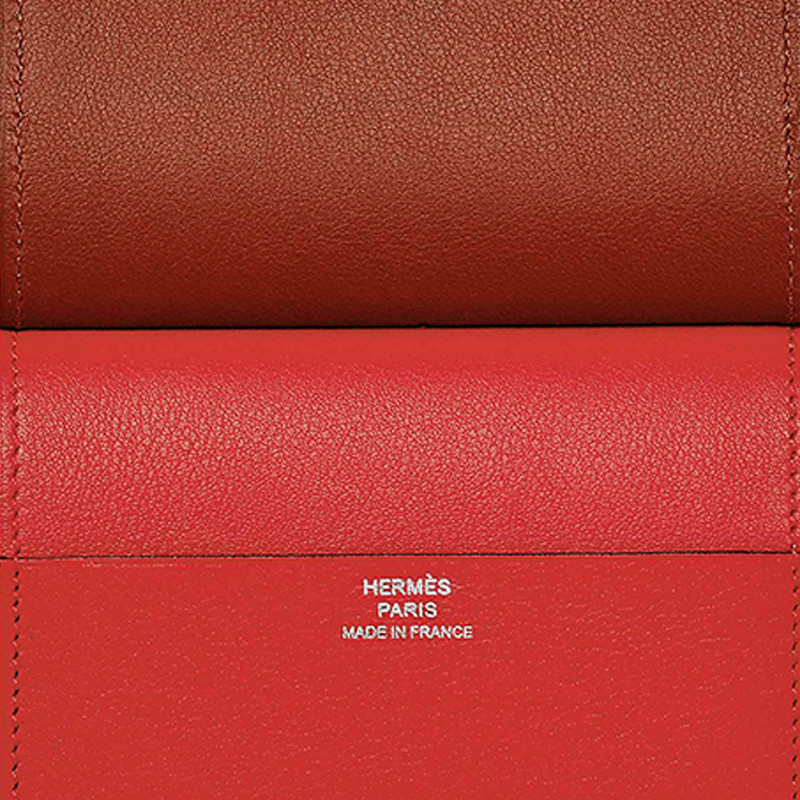 女士 "multiplis hermes卡包 "橙红色/铜红色 h075310caab-ba11