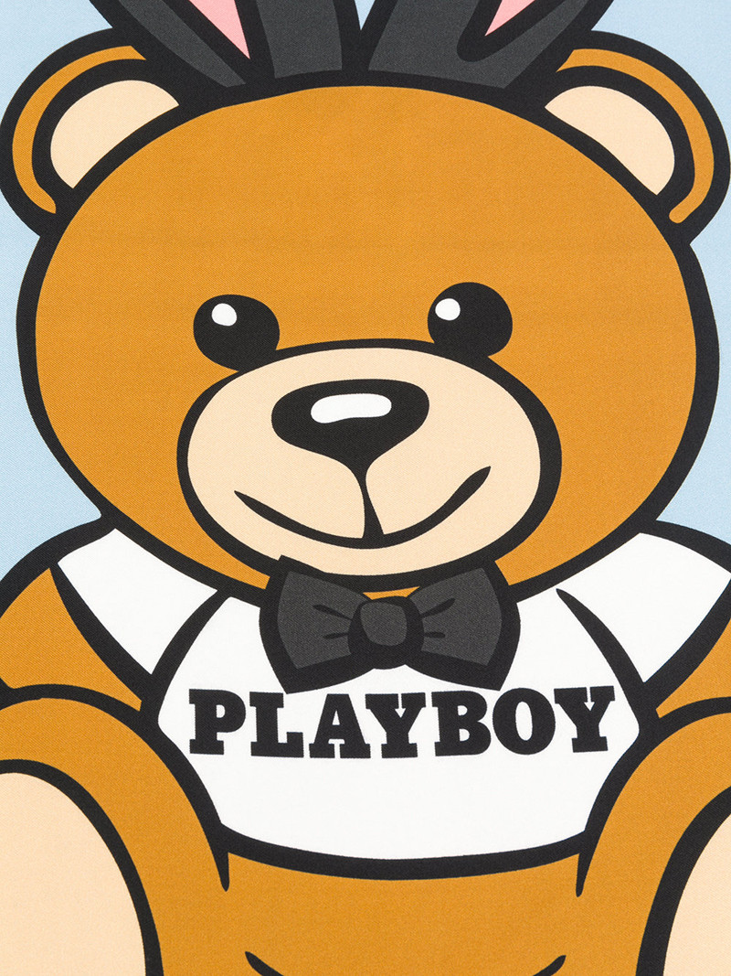 moschino/莫斯奇诺 四色可选 兔子耳朵泰迪熊丝巾 77508265