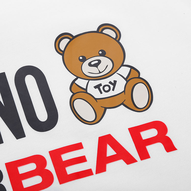 moschino/莫斯奇诺 玩具熊图案白色男士短袖t恤a1912-8102-0001