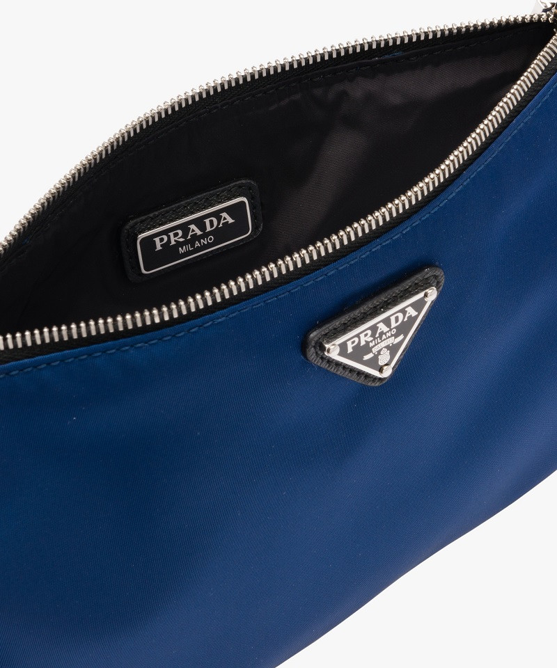 19春夏 prada/普拉达 男女士蓝色手拿包 2nh004064f0v41