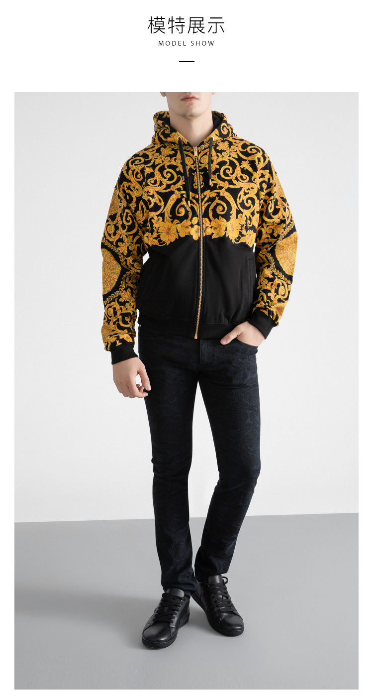 19春夏新品 versace 範思哲 男裝 男士衛衣【官方授權】