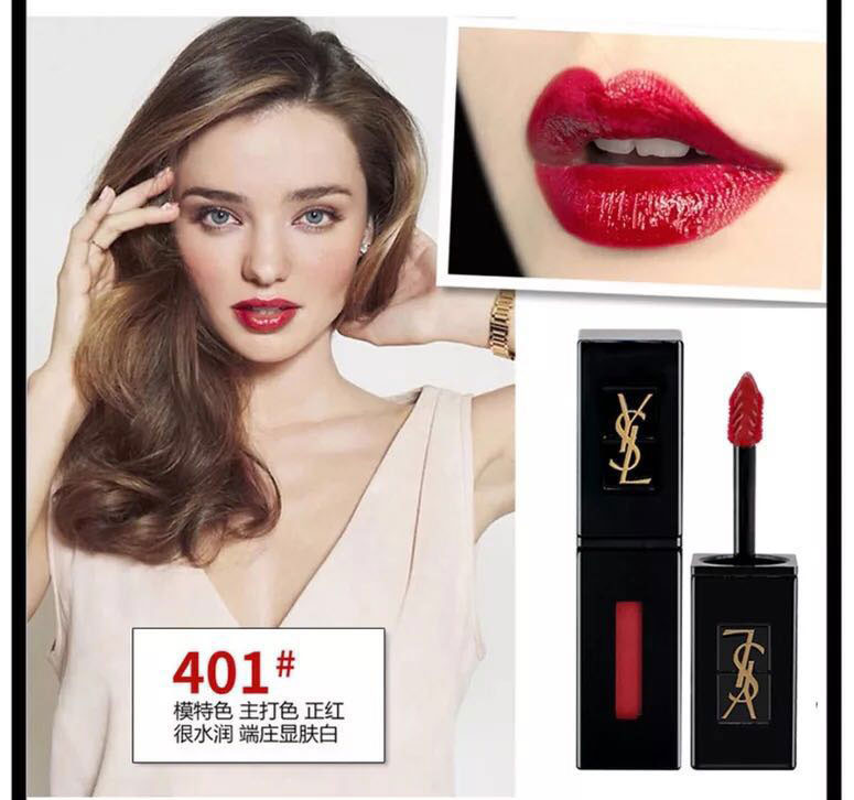 【包税】ysl/ysl 圣罗兰新款黑管镜面唇釉 5.5ml 多色可选