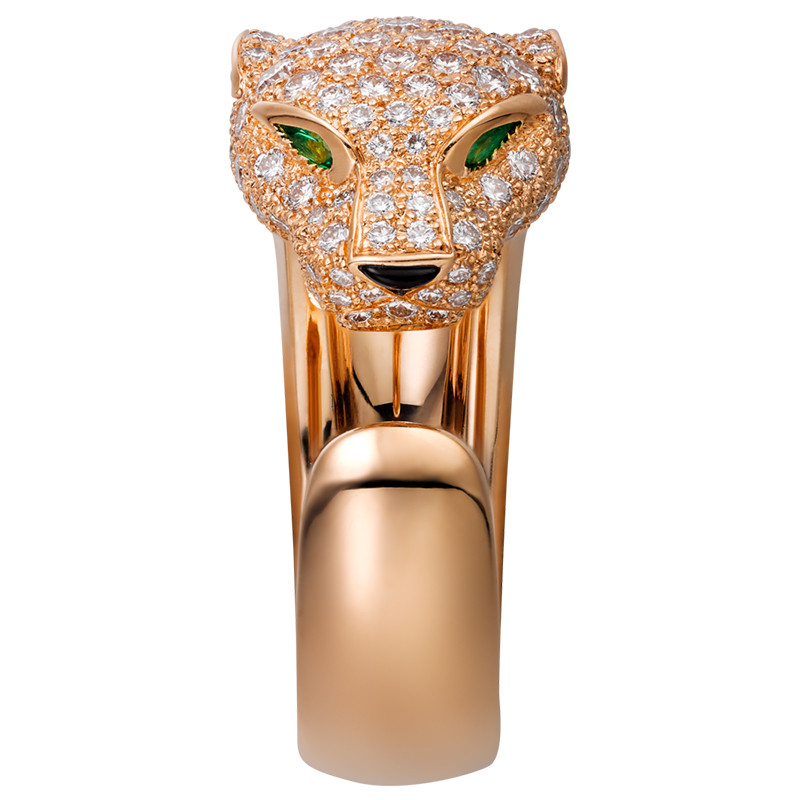 戒指/指环】【预售】cartier/卡地亚 panth06re de cartier 豹头 满