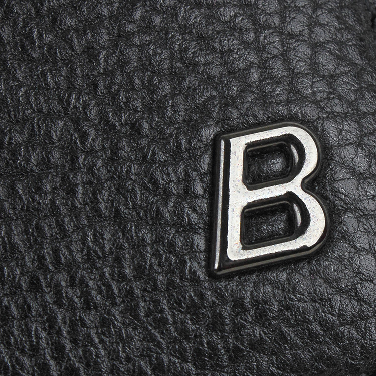 bally/巴利男士真皮黑色金属logo长款钱包钱夹balirombo000