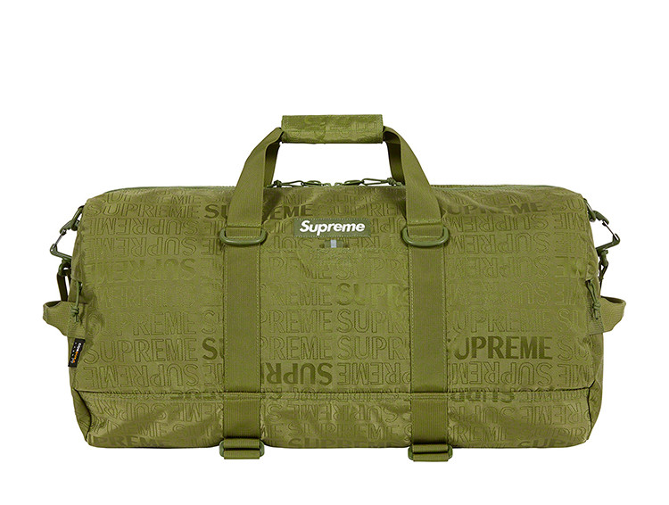 supreme 19ss duffle bag 旅行包 logo 旅行袋 桶包 手提包