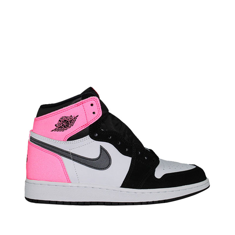 jordan brand/air jordan aj1 og 黑白粉情人节 乔1女子运动休闲篮球