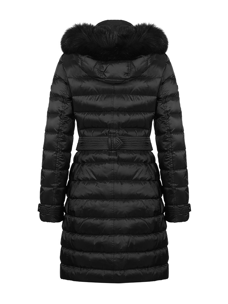 burberry/博柏利女士长款羽绒服 bb17wjk262-4033558 xh 黑色 l