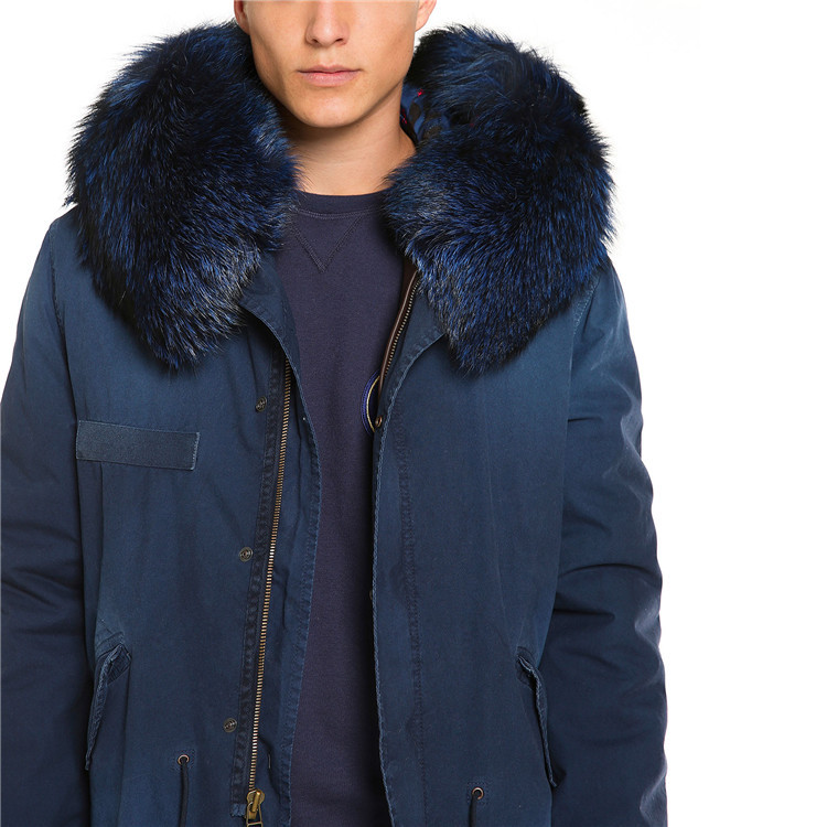 【包税】【18秋冬】皮草夫妇mr&mrs italy - pmb529mc73 - 水洗法国蓝