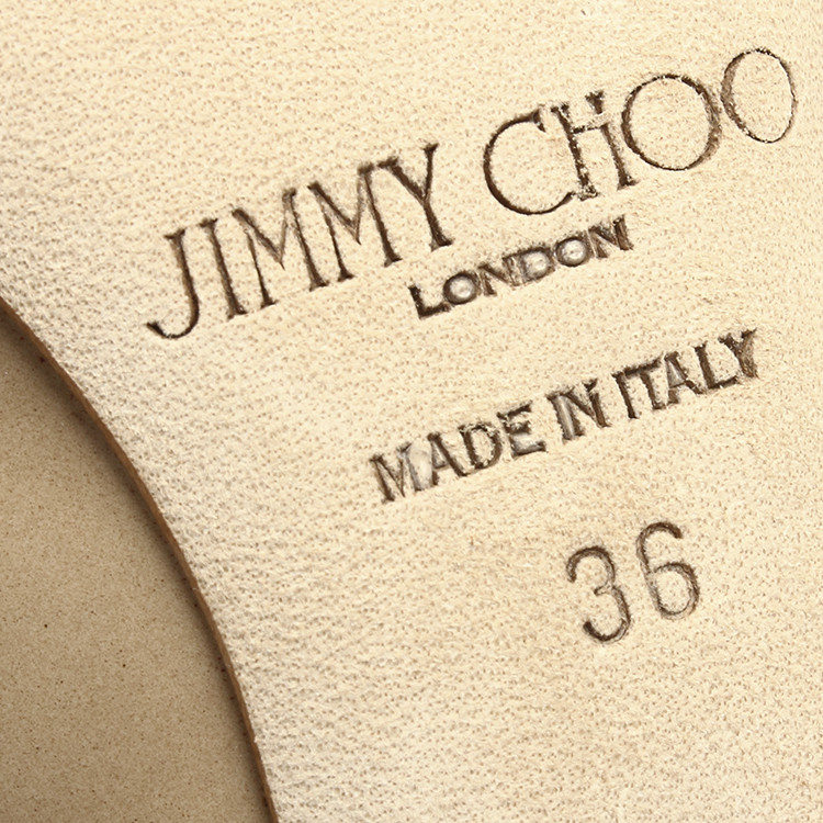 jimmy choo/周仰杰 杏色尖头女士高跟鞋 170828