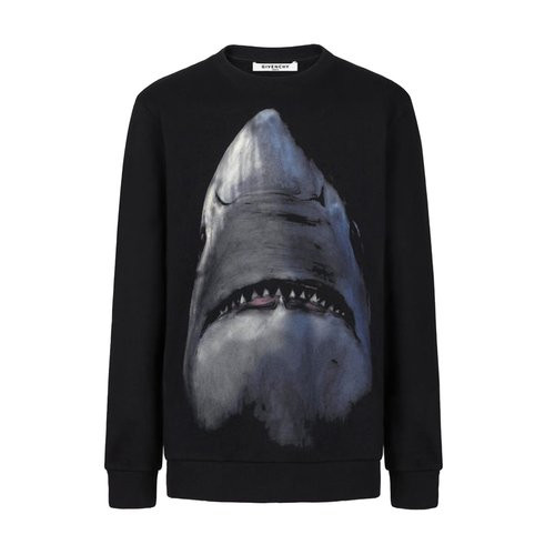 givenchy/纪梵希 19春夏男士鲨鱼图案印花卫衣 bm704c3y0v-001