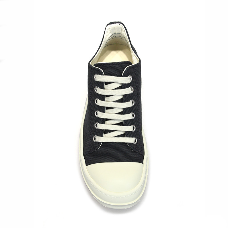 rick owens/瑞克欧文斯 女士经典款矮帮深蓝色大匡威休闲运动鞋 ds18s