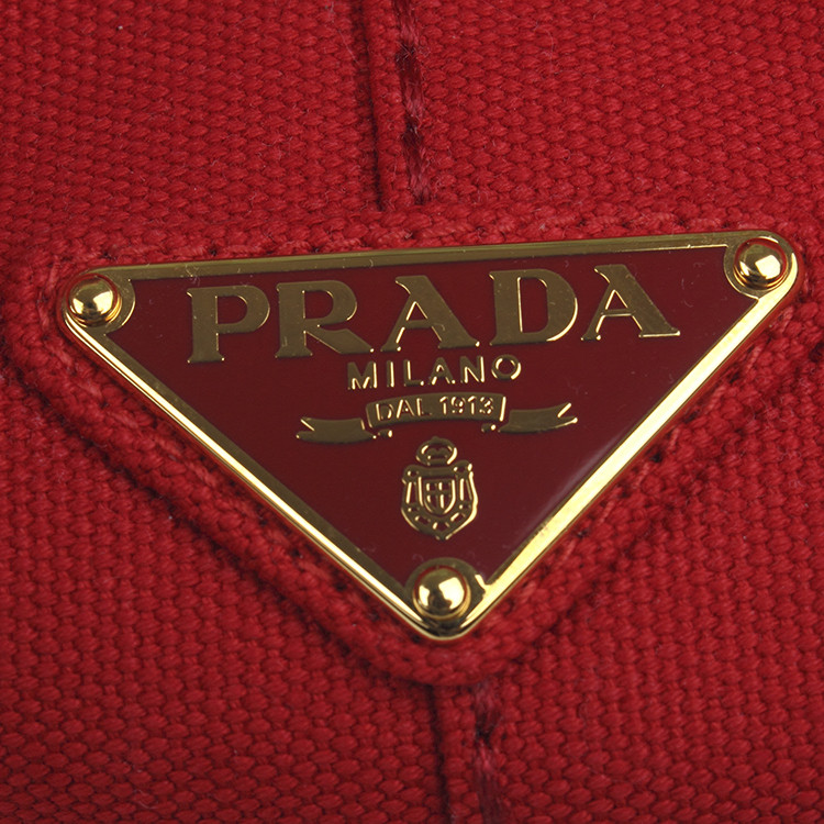 prada/普拉达女士做旧logo印花大号织物单肩斜挎手提包1bg642zkif0n12