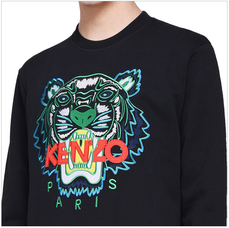 kenzo 高田贤三 男士经典棉质虎头图案印花卫衣运动衫
