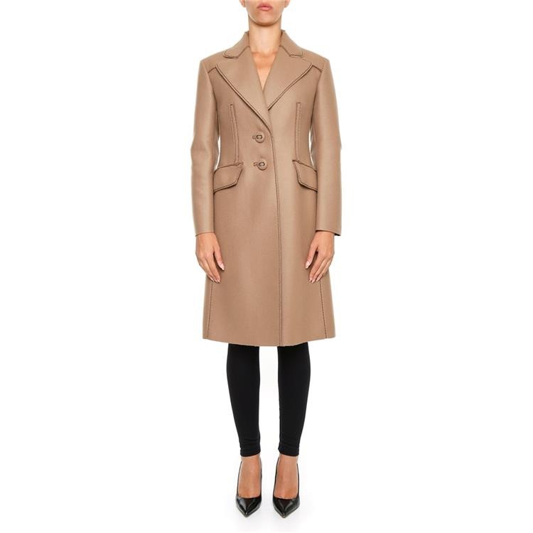 prada/普拉达 女士大衣 羊毛 通勤款 p699fiw3qf0040 棕色