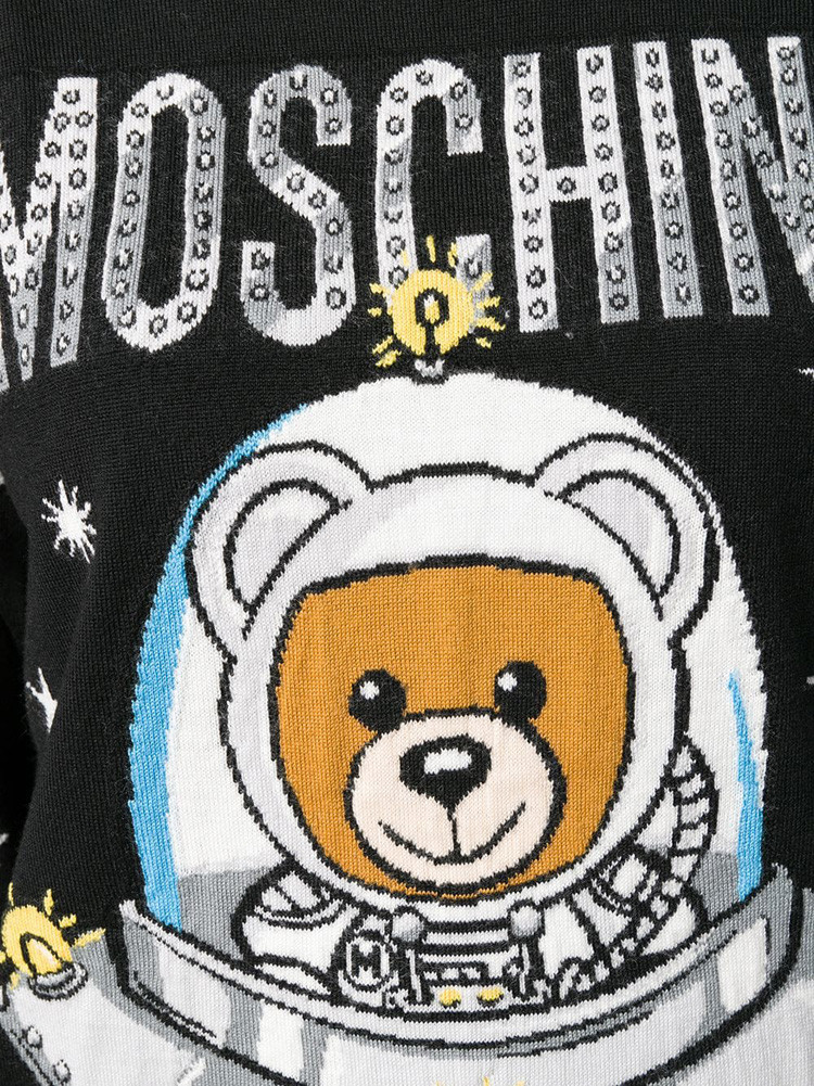 moschino/莫斯奇诺 太空熊女士羊毛衫 v09055401