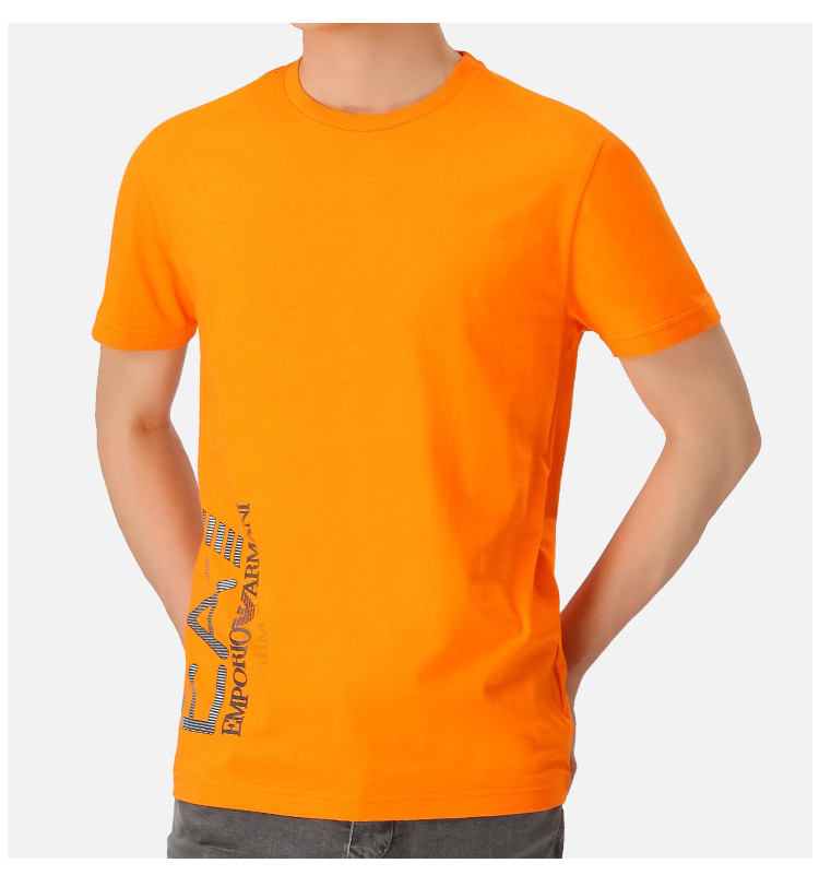 emporio armani(安普里奥阿玛尼) 橙色男士短袖t恤 m